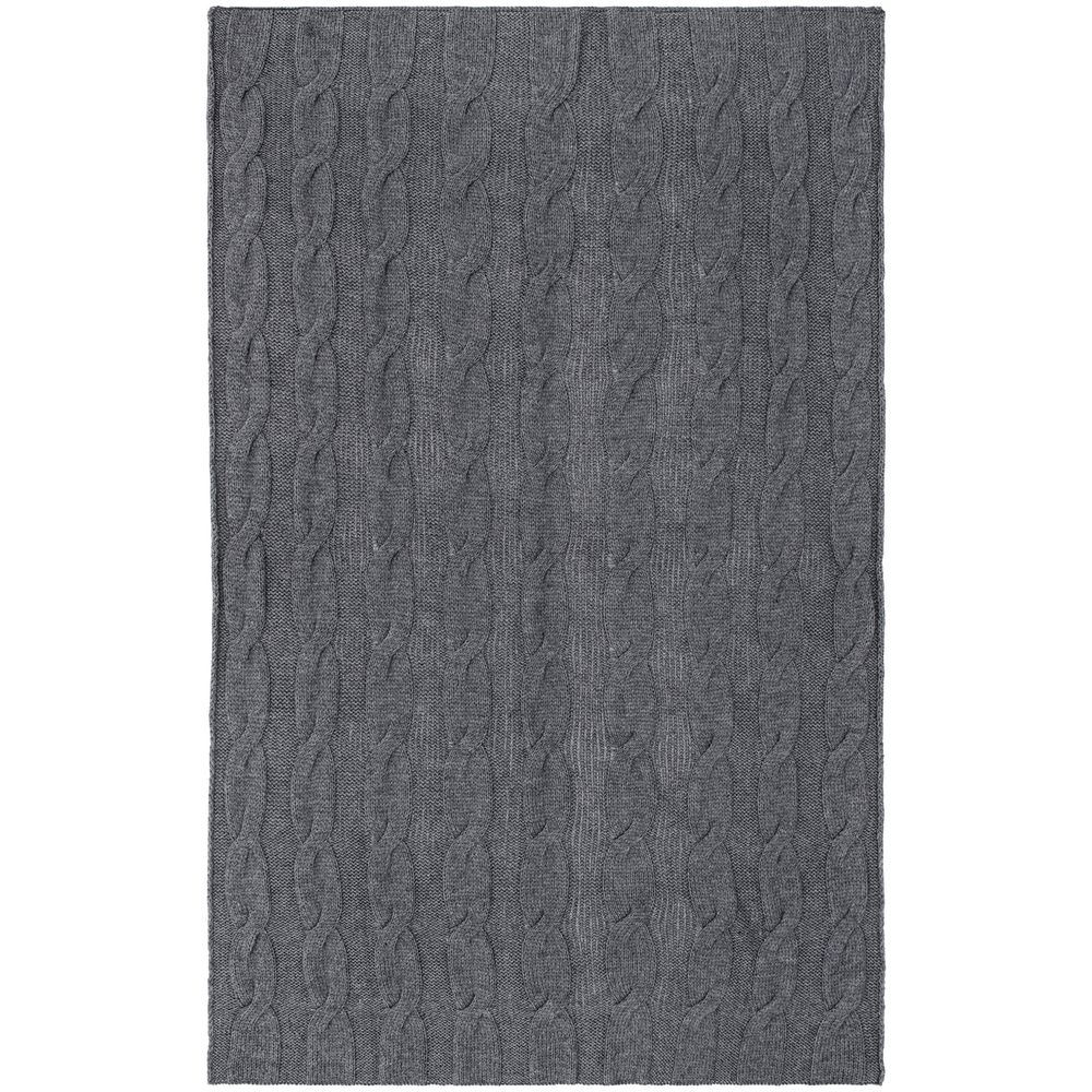 Плед Snefald, серый (маренго меланж) — изображение 4