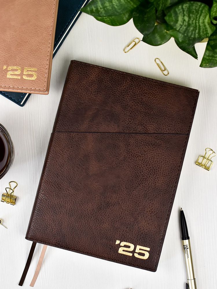 Ежедневник Ronda, датированный, коричневый — изображение 12