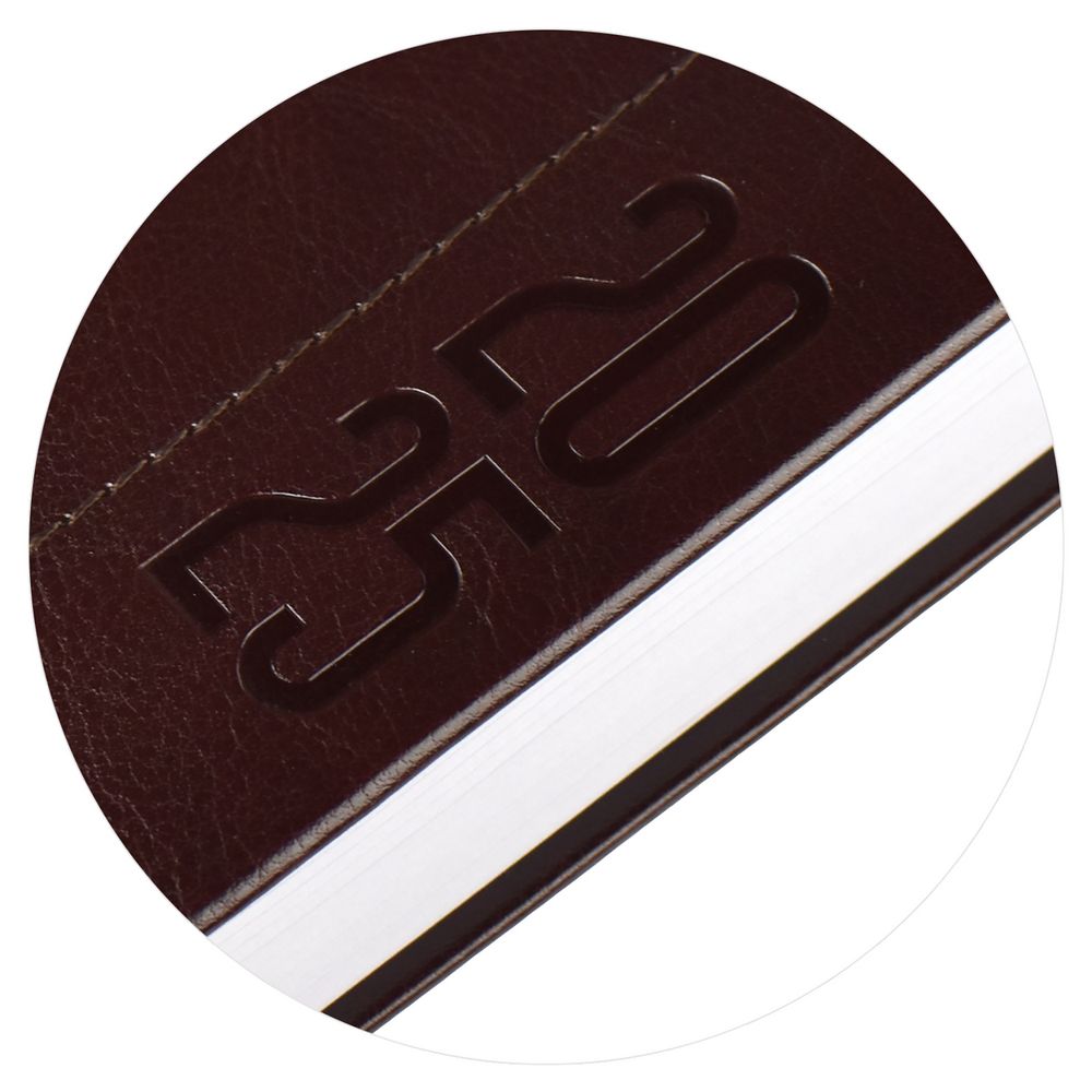 Ежедневник Baza, датированный, коричневый — изображение 3