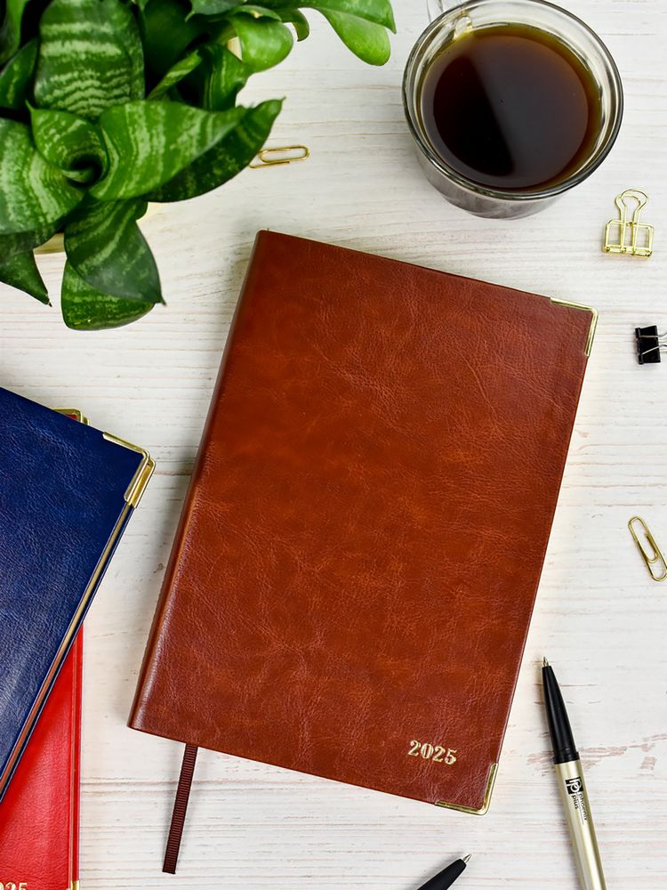 Ежедневник Lugo, датированный, коричневый — изображение 13