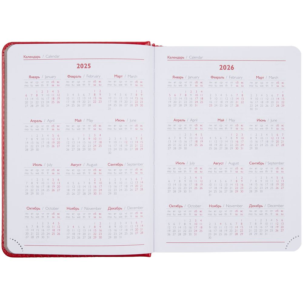 Ежедневник Faro Mini, датированный, красный — изображение 9