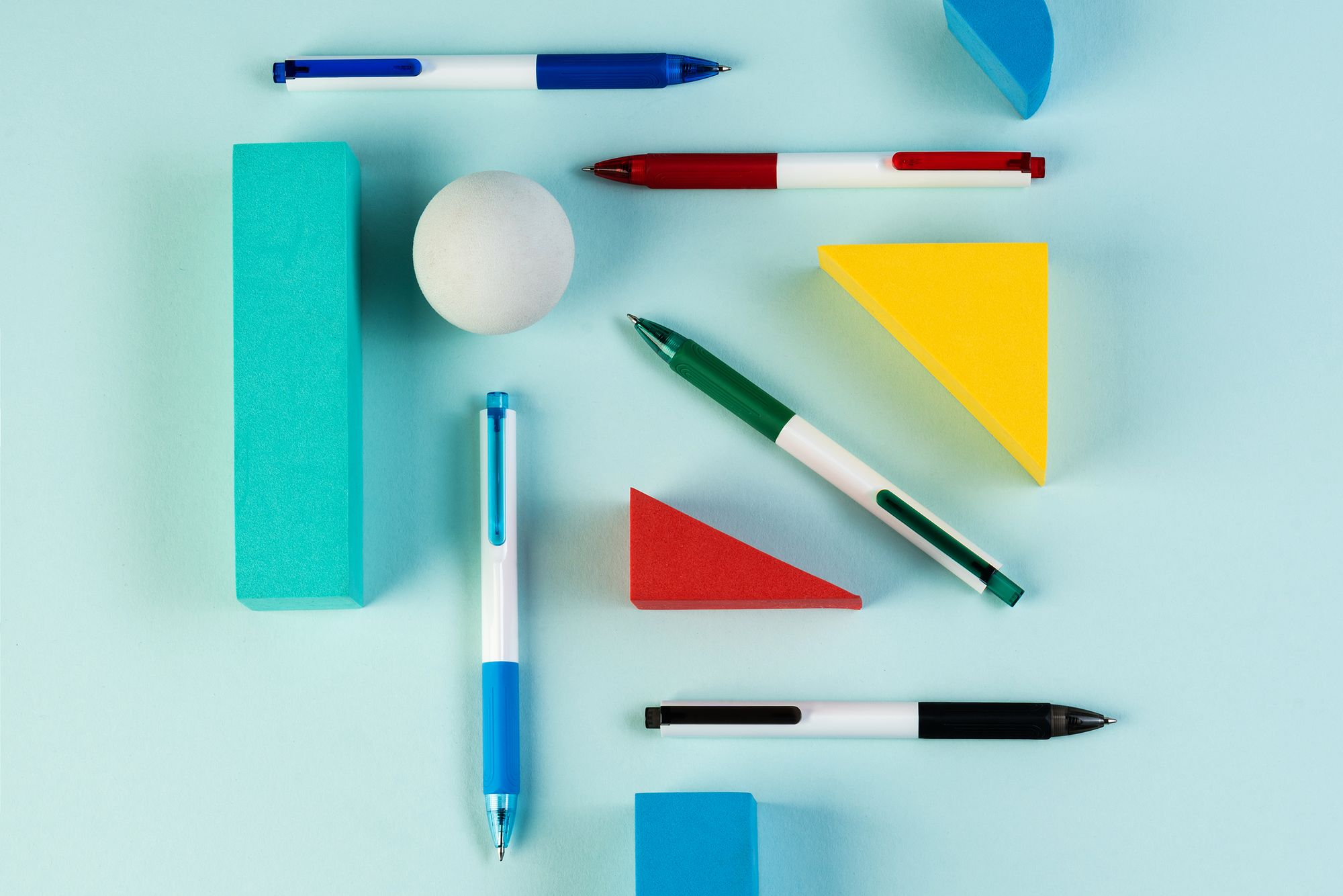 Ручка шариковая Winkel, голубая — изображение 8