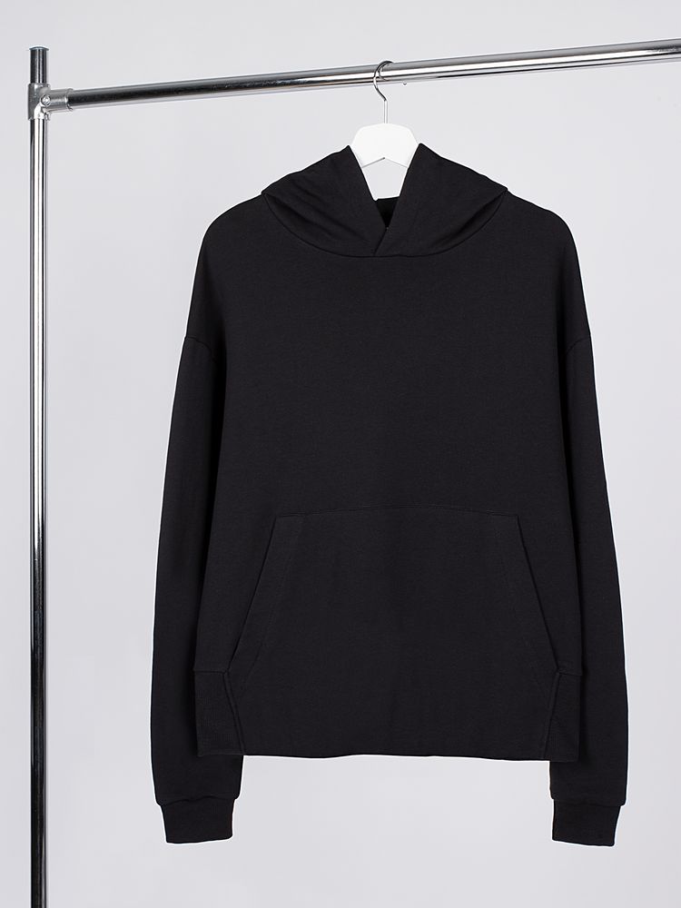 Худи оверсайз унисекс Kosmos, черное — изображение 3