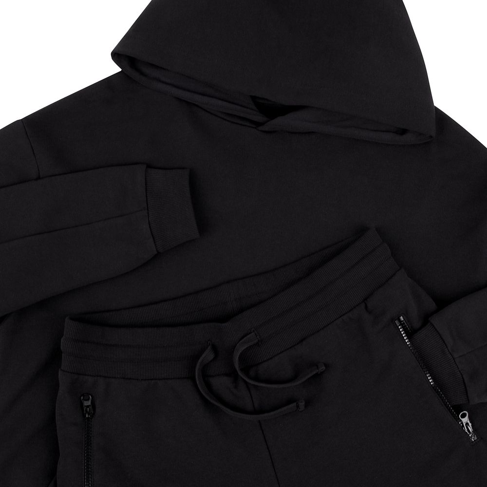 Худи оверсайз унисекс Kosmos, черное — изображение 8