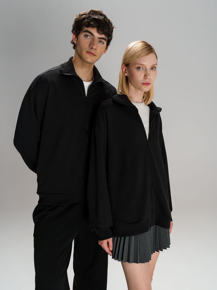 Толстовка унисекс Neofit, черная — изображение 12