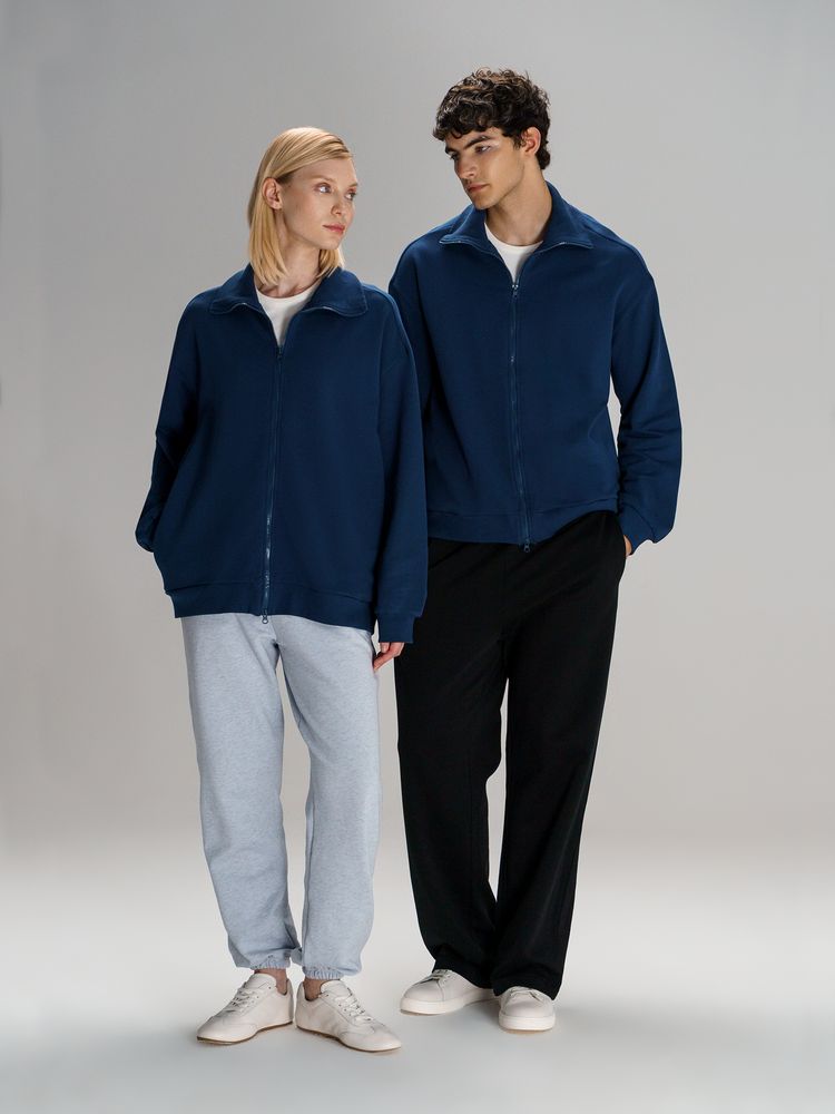 Толстовка унисекс Neofit, темно-синяя — изображение 12