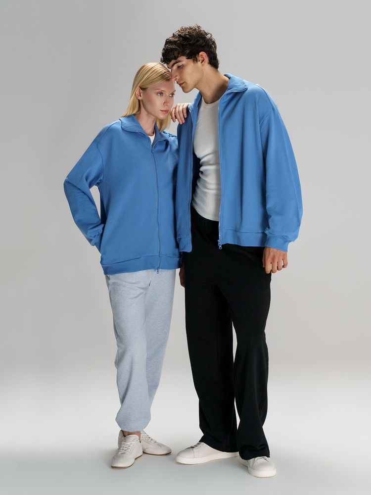 Толстовка унисекс Neofit, синяя — изображение 14