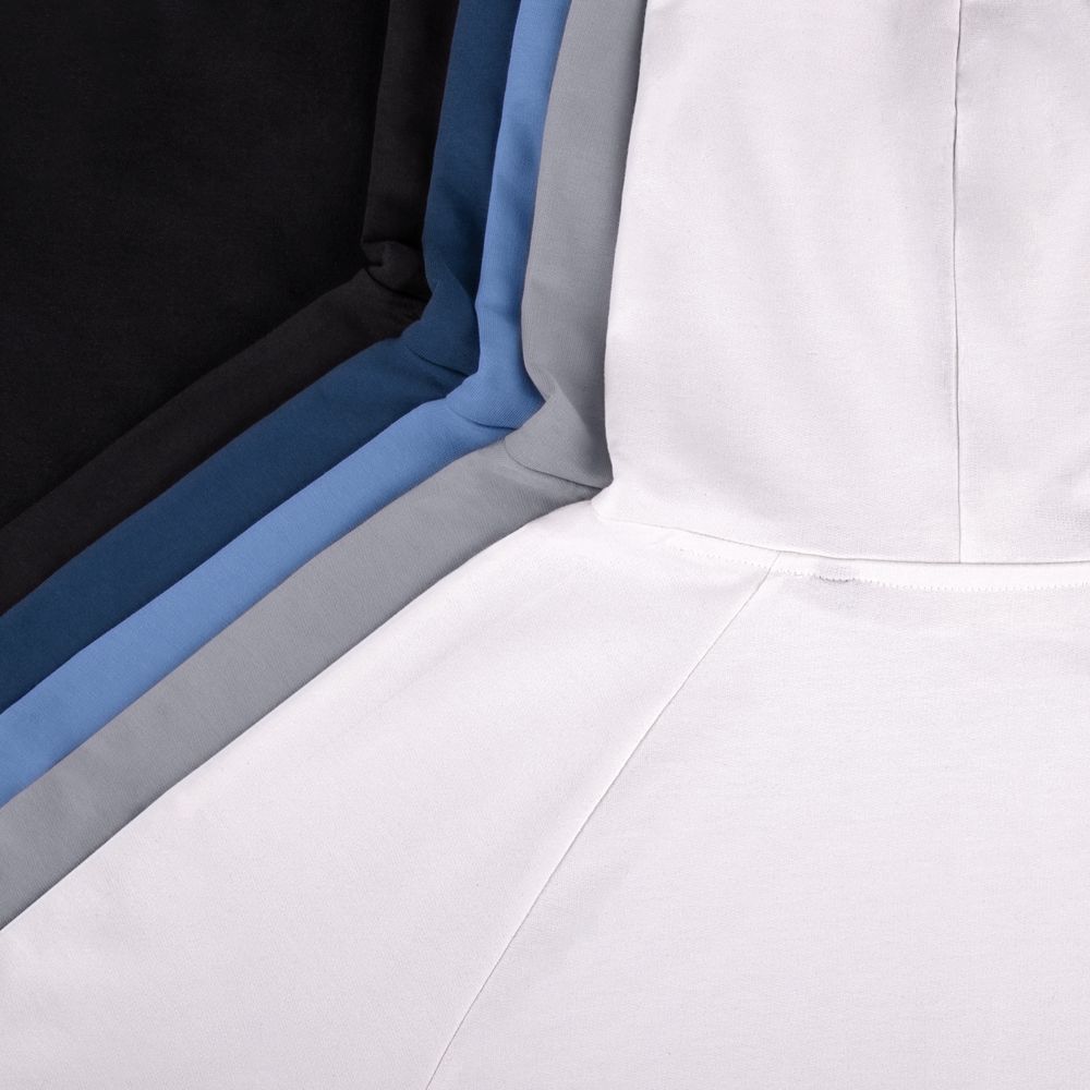 Футболка оверсайз унисекс с капюшоном Neofit, светло-серая — изображение 7