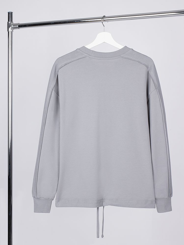 Свитшот унисекс Vozduh, светло-серый — изображение 3