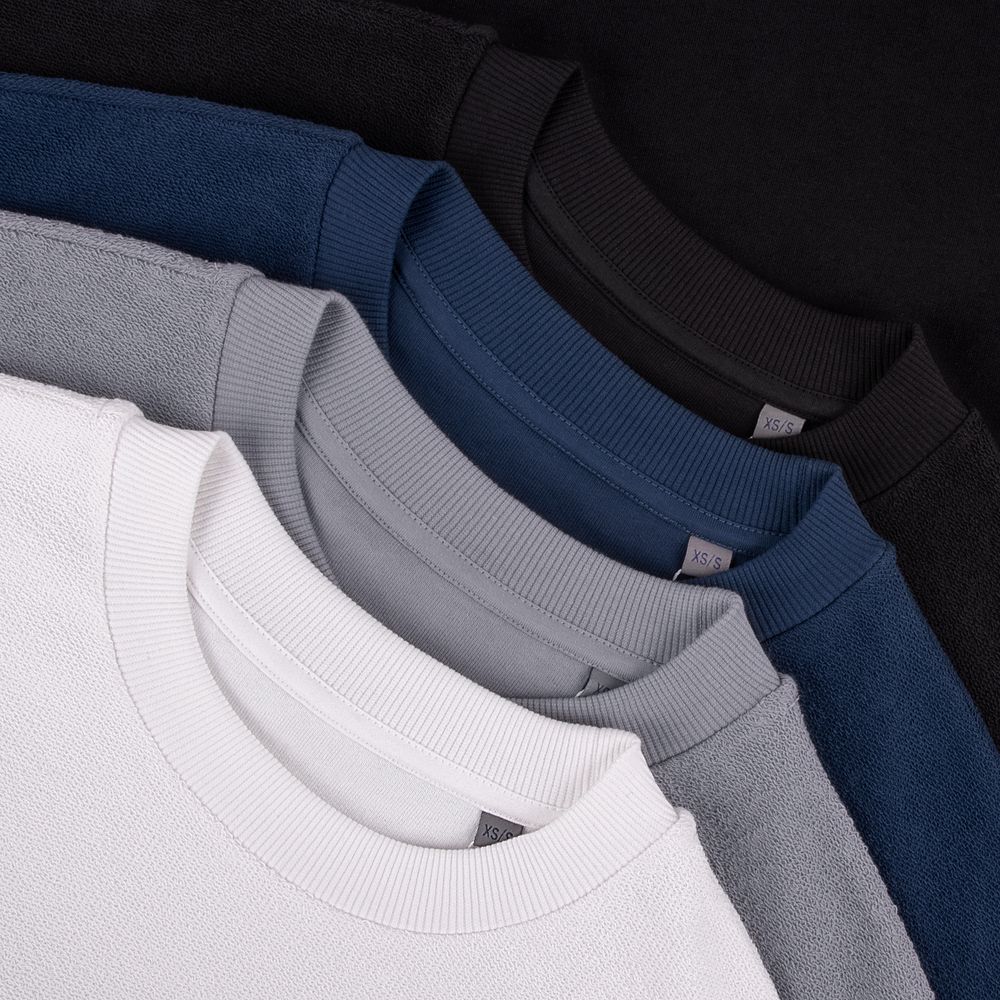 Свитшот оверсайз унисекс Vozduh, светло-серый — изображение 6