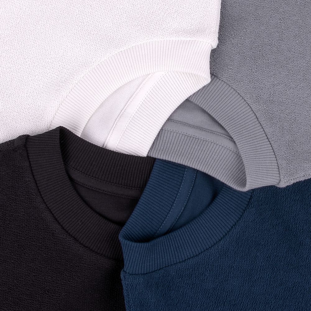 Свитшот оверсайз унисекс Vozduh, светло-серый — изображение 5