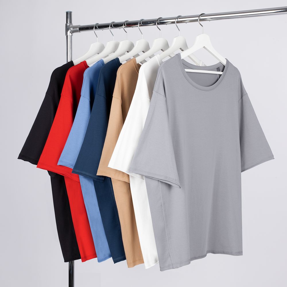 Футболка оверсайз унисекс Vozduh, красная — изображение 5