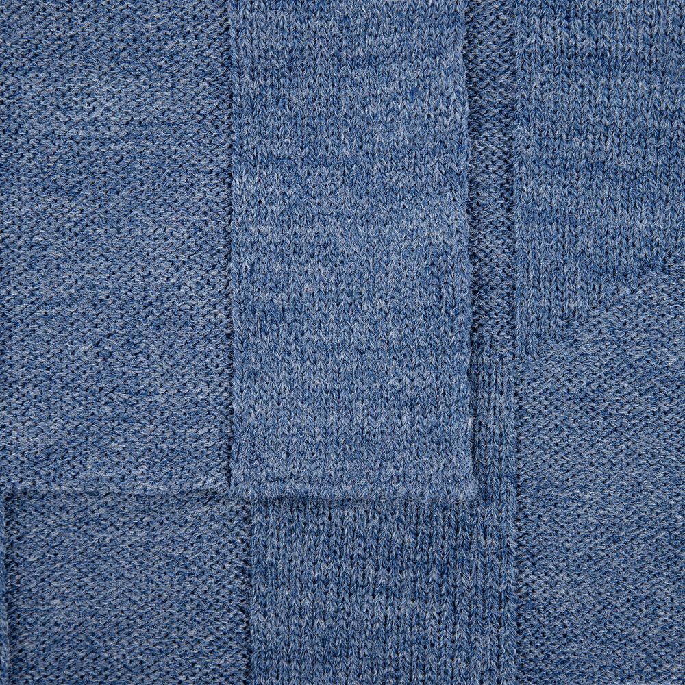 Плед Rombus, синий меланж (джинс) — изображение 5