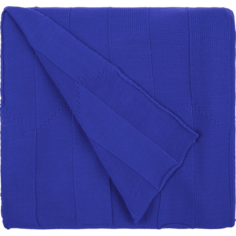 Плед Rombus, синий (василек) — изображение 4