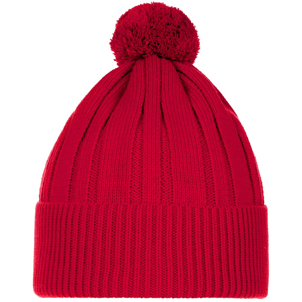 Шапка Knit Beat, красная — изображение 3