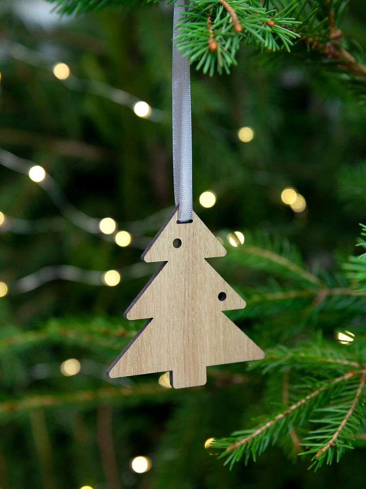 Деревянная подвеска Christmate, елочка — изображение 5