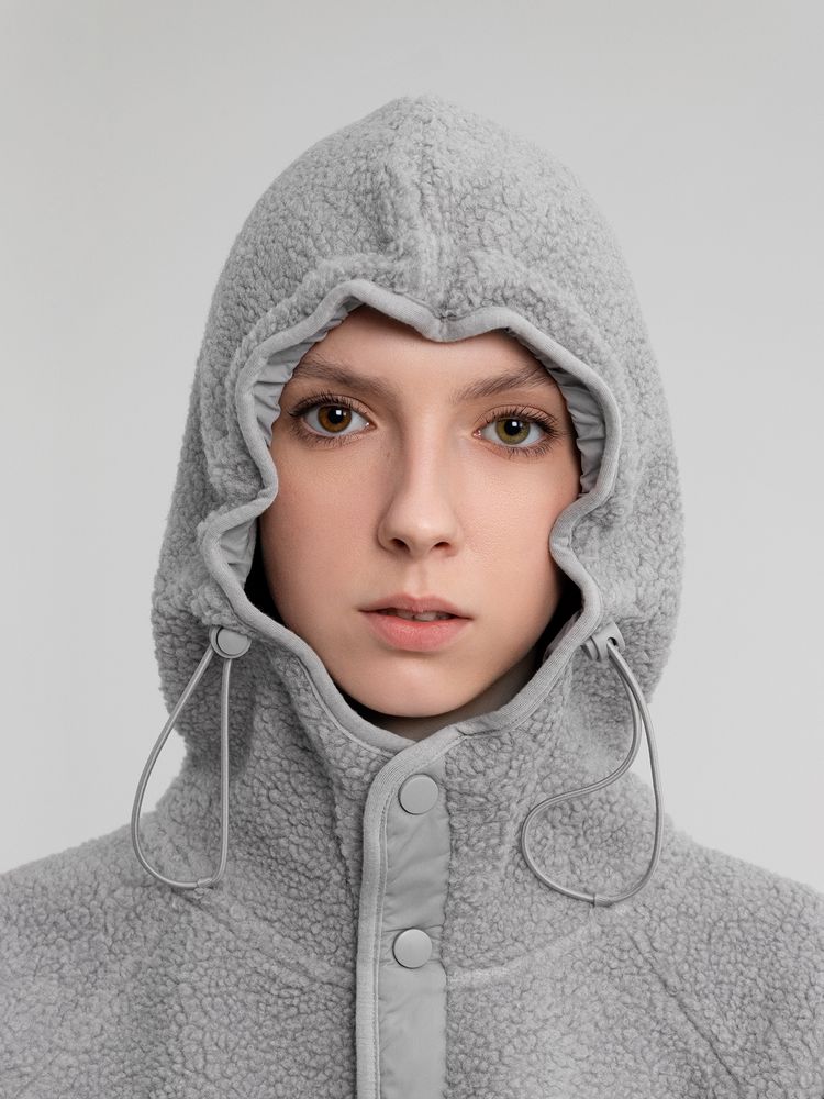 Анорак унисекс Oblako, светло-серый — изображение 14