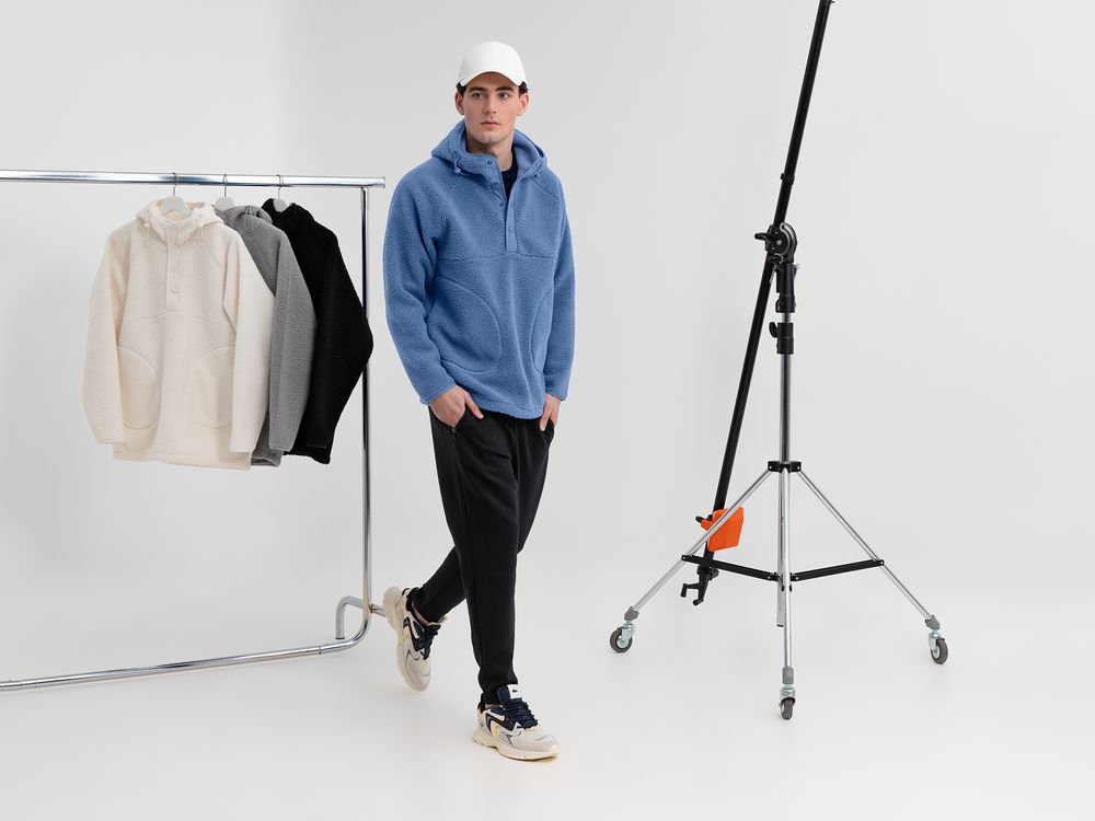 Анорак унисекс Oblako, голубой — изображение 12