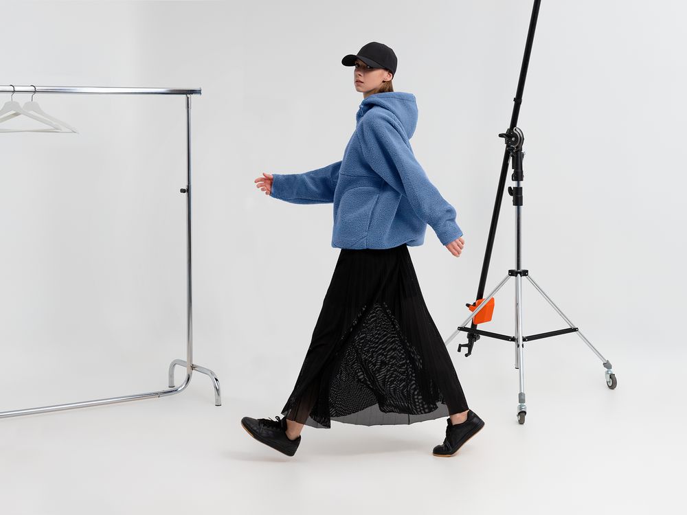 Анорак унисекс Oblako, голубой — изображение 11