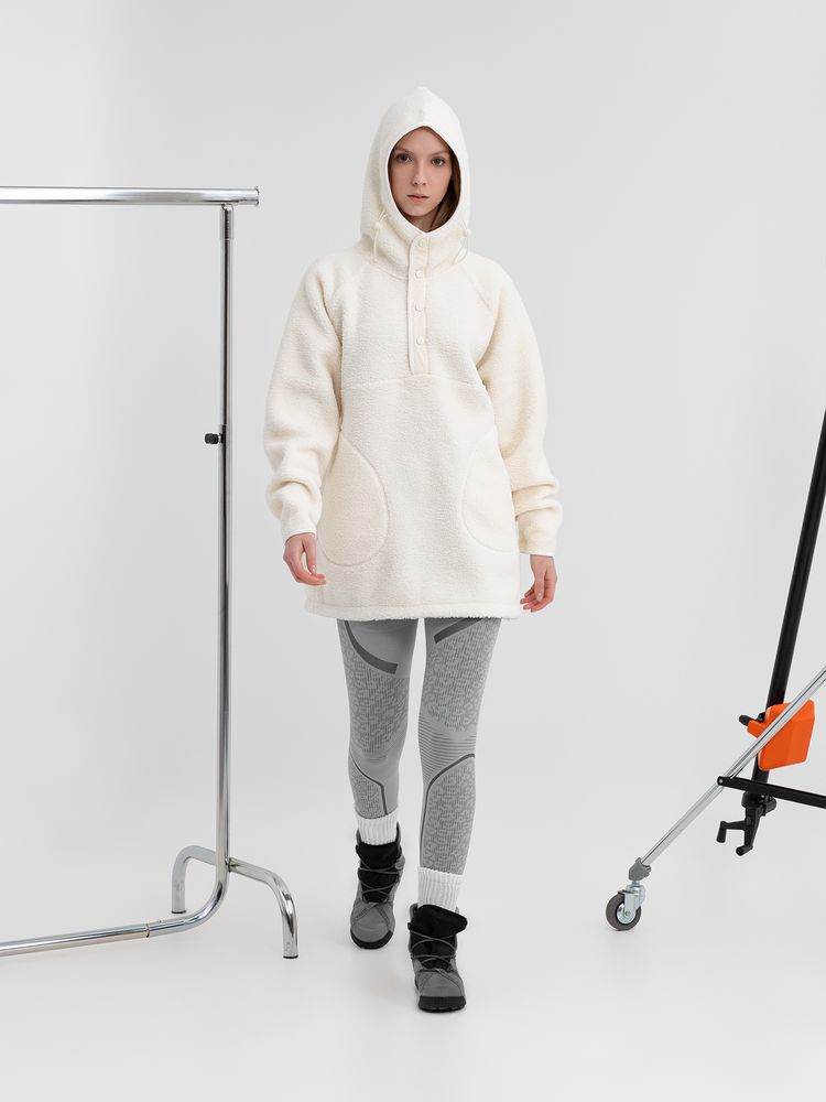 Анорак унисекс Oblako, молочно-белый — изображение 12