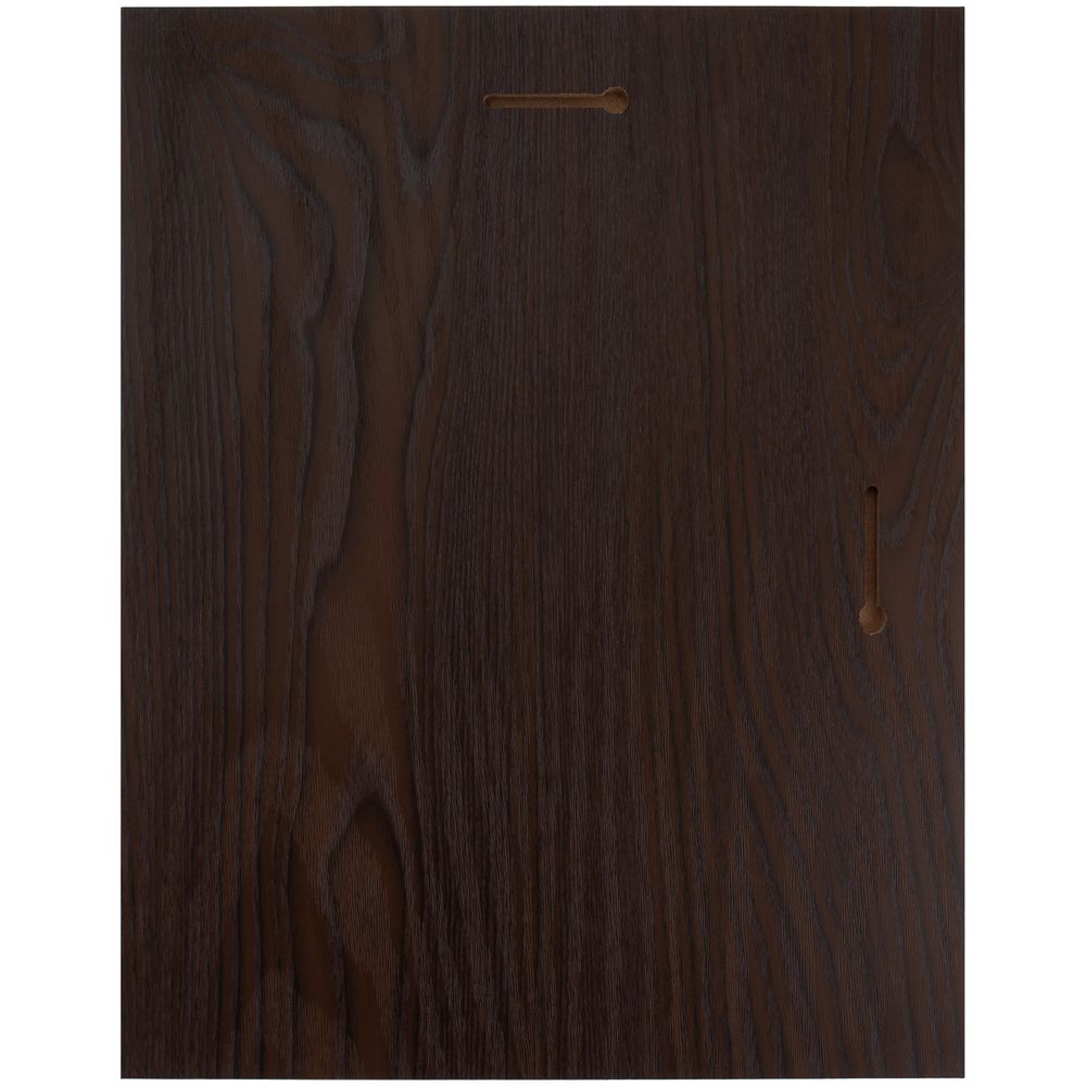 Плакетка Plaque XL, венге с золотистой пластиной — изображение 4