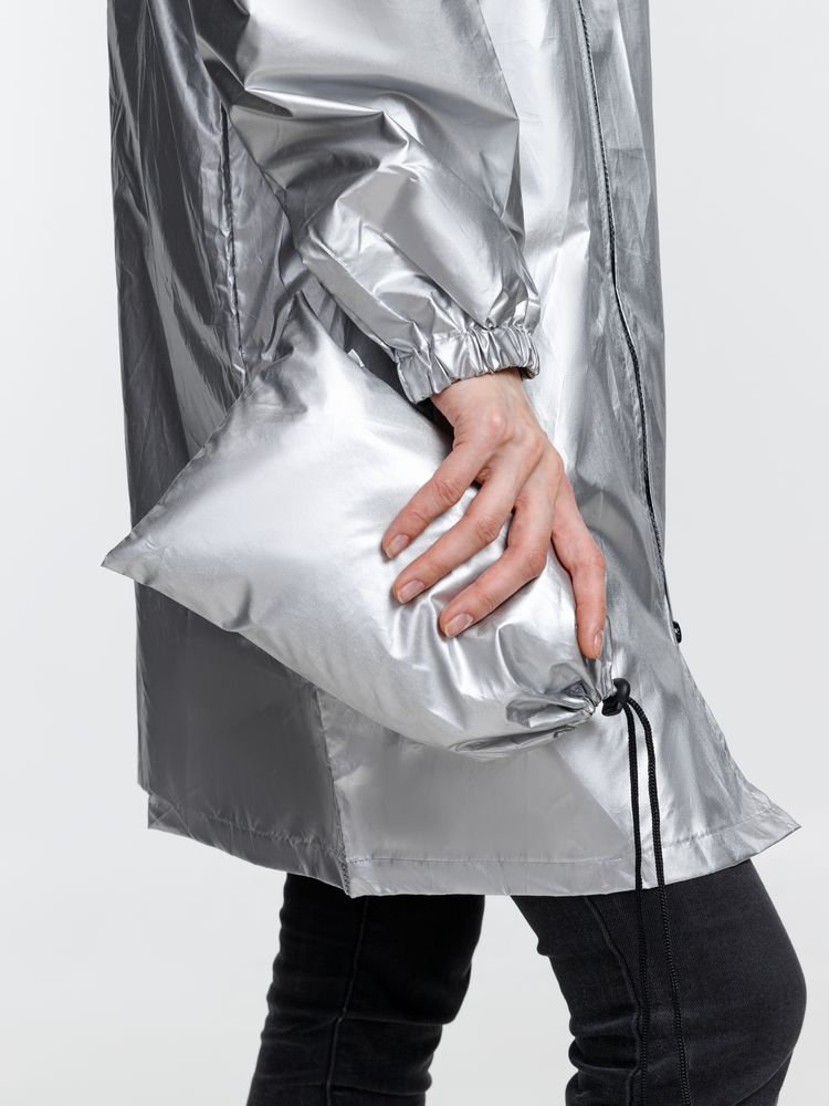 Дождевик Palladio Pockets, серебристый — изображение 10