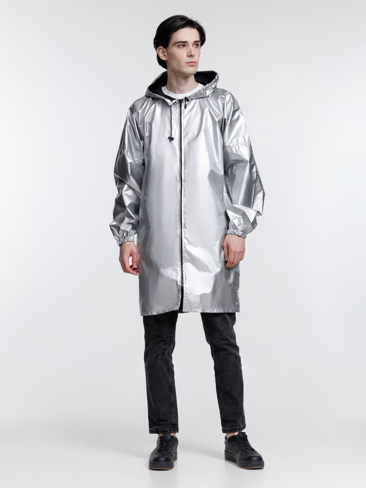 Дождевик Palladio Pockets, серебристый — изображение 12