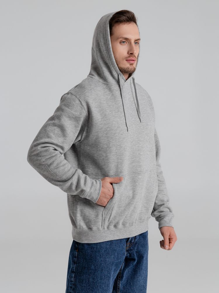 Толстовка с капюшоном Slam 320, серый меланж — изображение 7