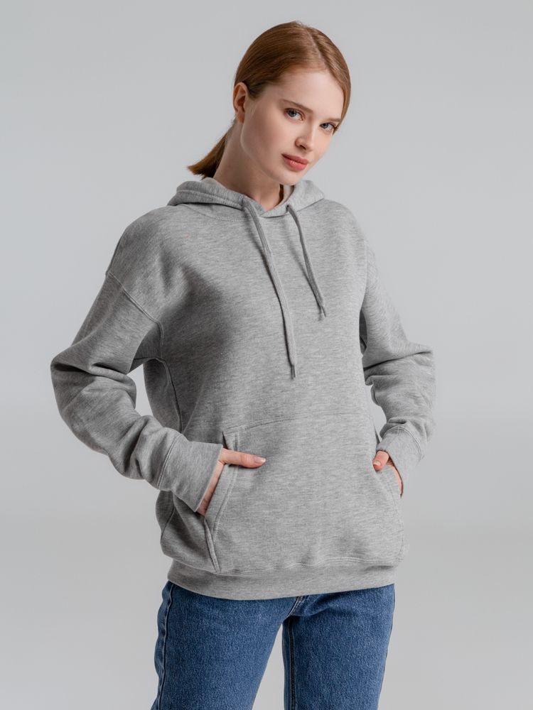 Толстовка с капюшоном Slam 320, серый меланж — изображение 9