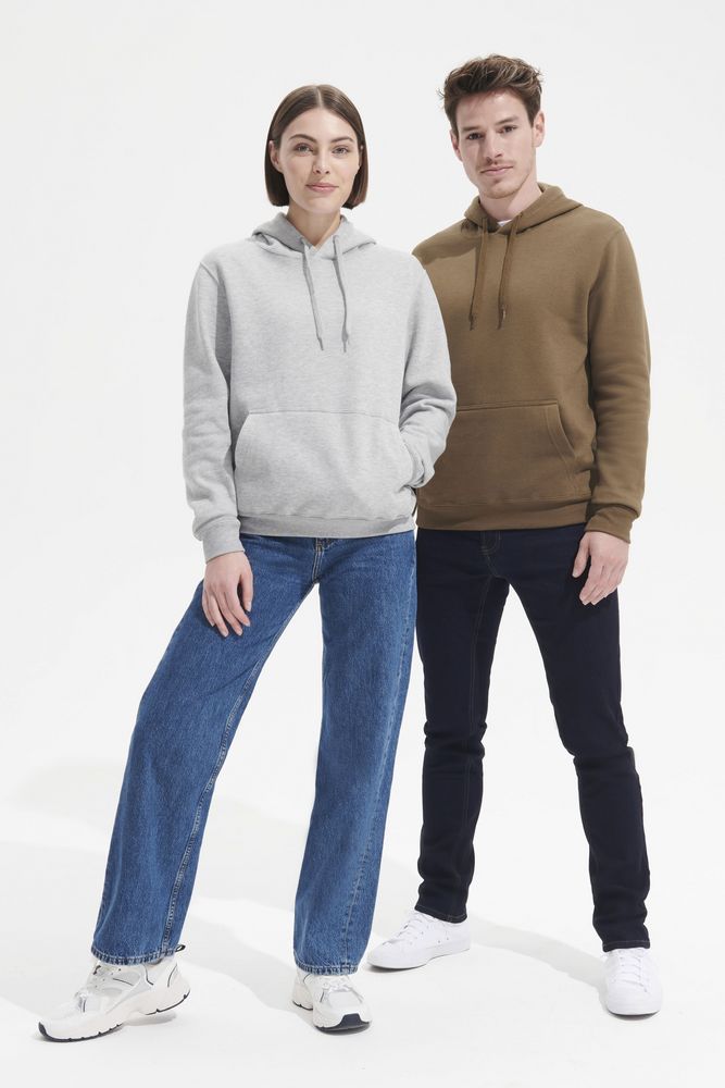 Толстовка с капюшоном Slam 320, серый меланж — изображение 15