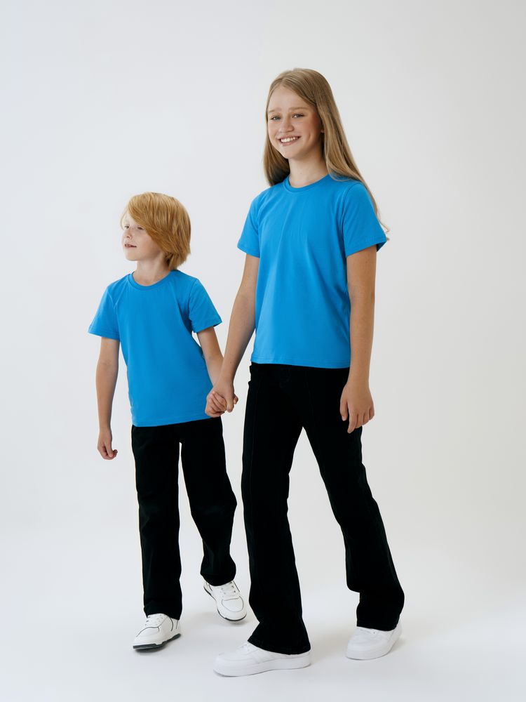 Футболка детская T-Bolka Kids, бирюзовая — изображение 9