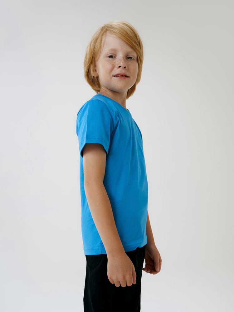 Футболка детская T-Bolka Kids, бирюзовая — изображение 7