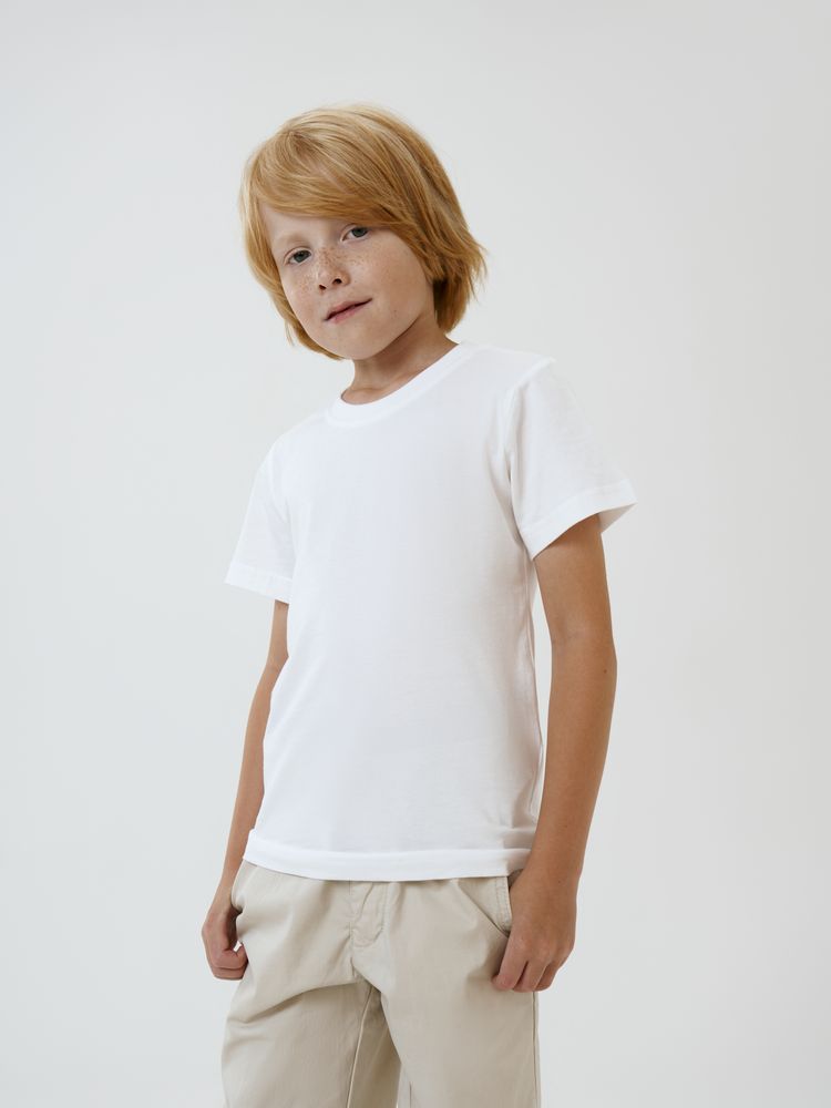 Футболка детская T-Bolka Kids, белая (белоснежная) — изображение 6
