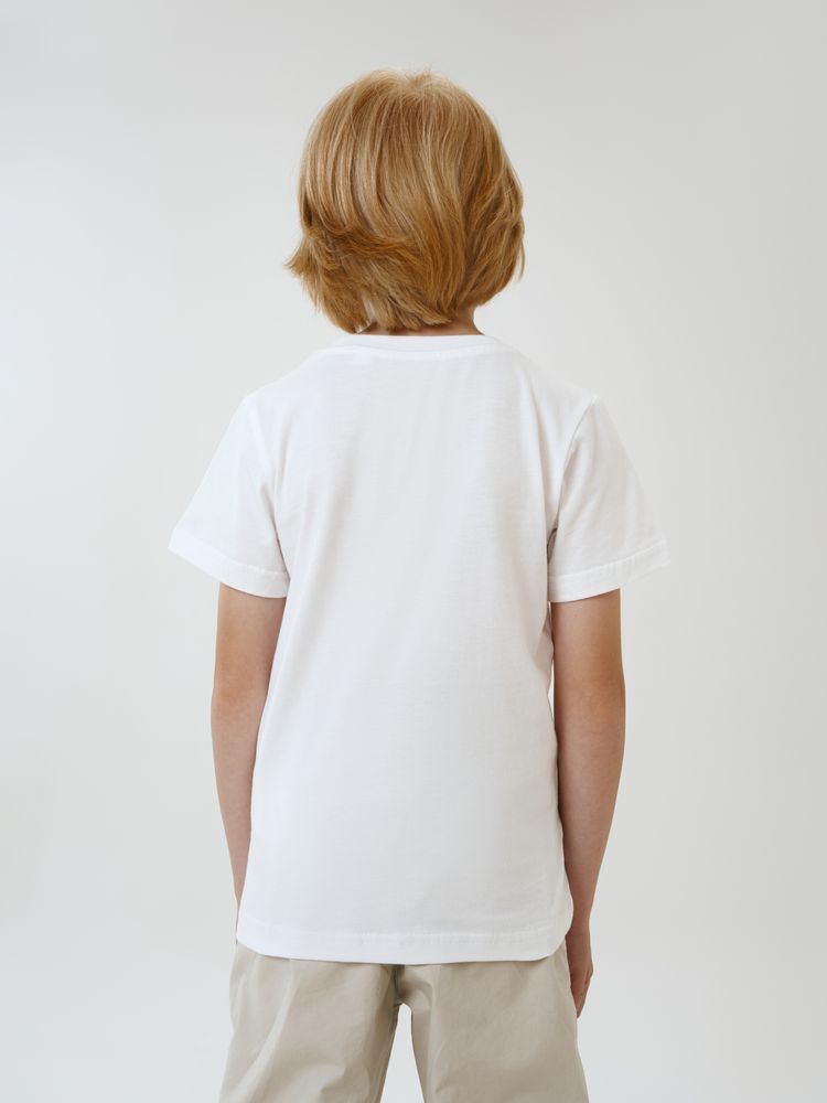 Футболка детская T-Bolka Kids, белая (белоснежная) — изображение 7