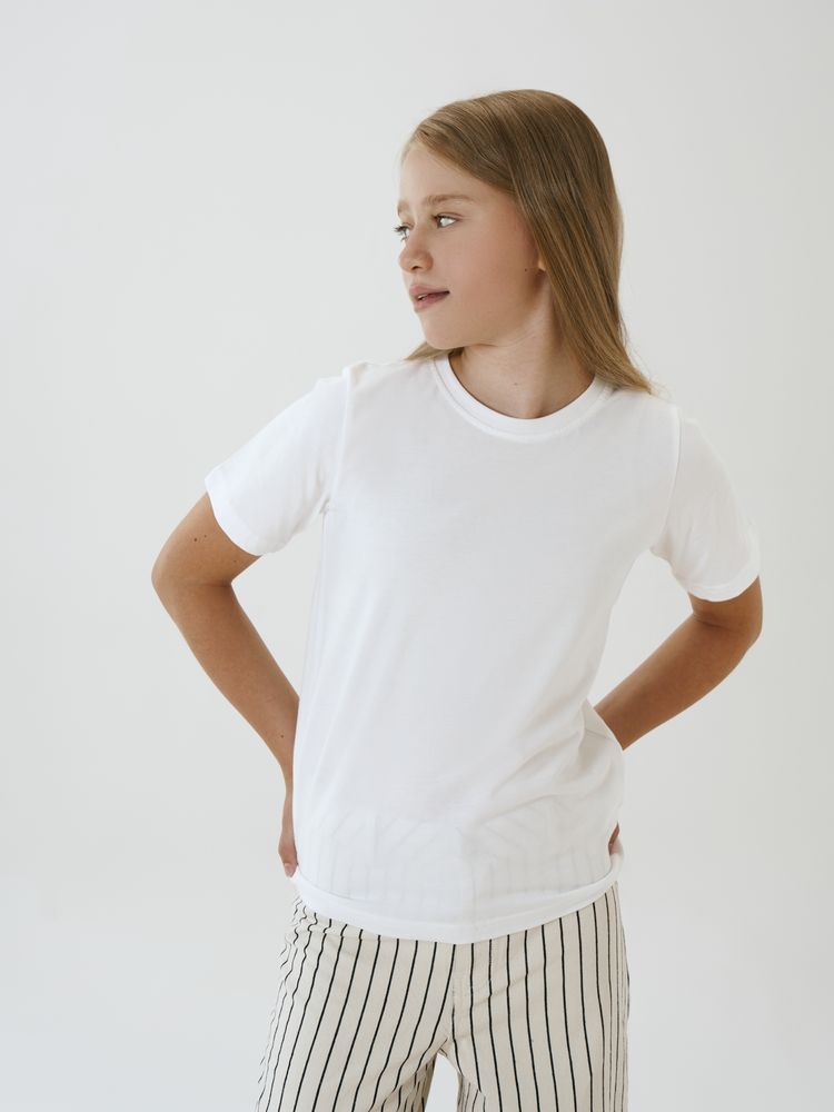 Футболка детская T-Bolka Kids, белая (белоснежная) — изображение 4