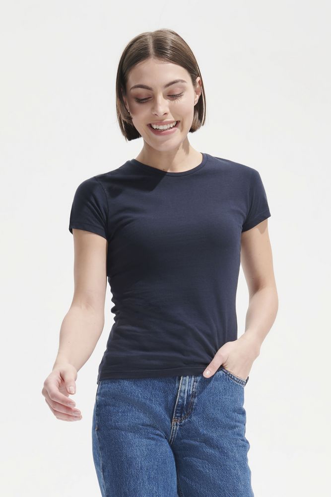 Футболка женская Miss 150, черная — изображение 6