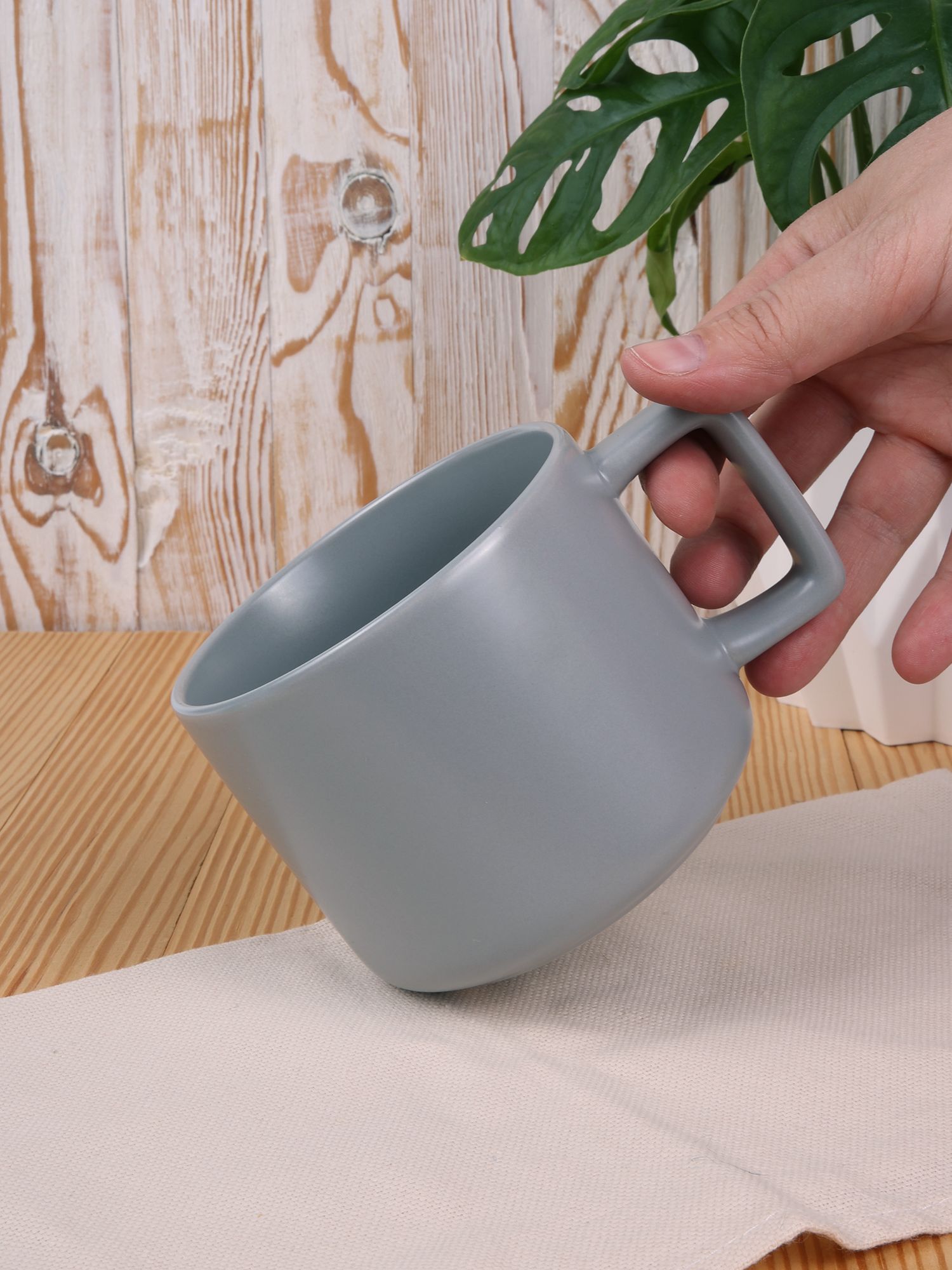 Чашка Jumbo, ver.2, матовая, светло-серая — изображение 6