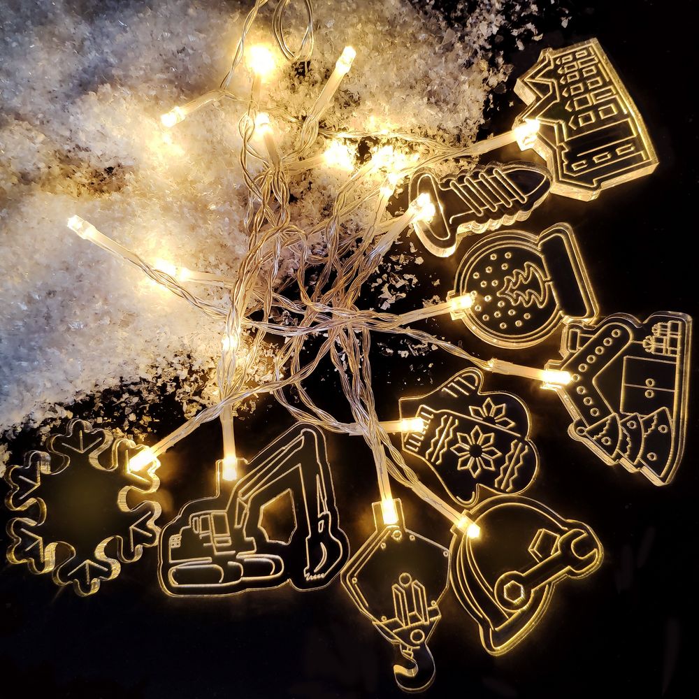 Светодиодная гирлянда Build The Future, строительство — изображение 10