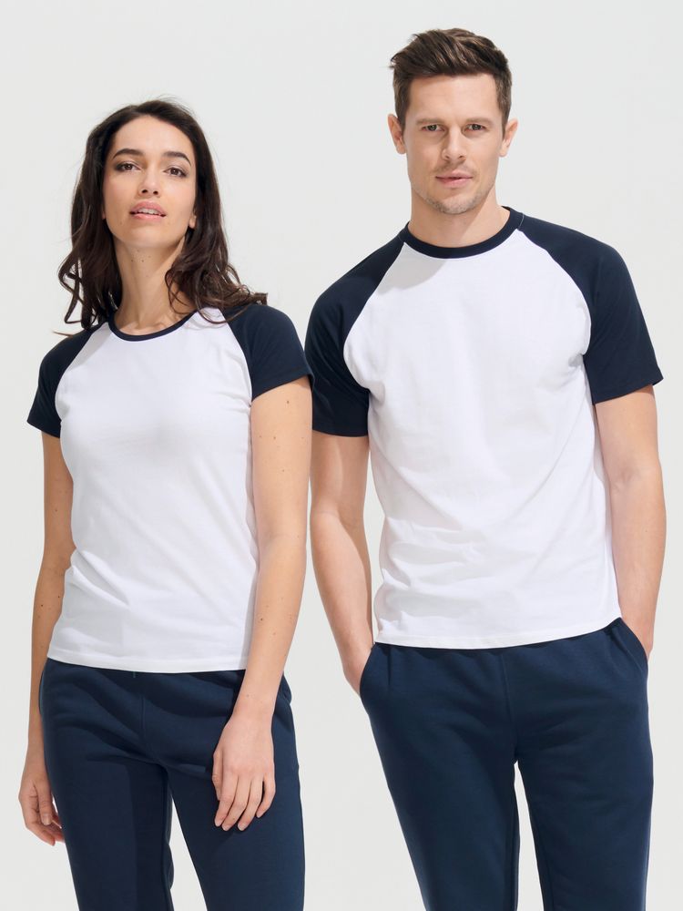 Футболка женская Milky 150, белая с красным — изображение 6