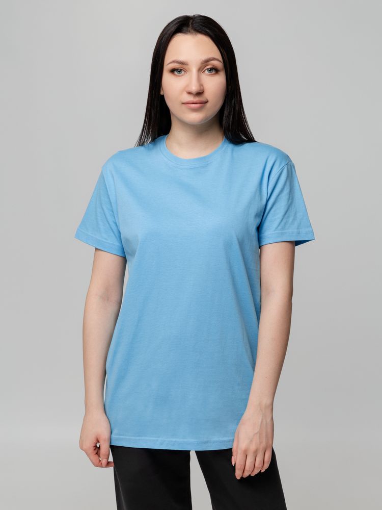 Футболка унисекс T-bolka 140, голубая — изображение 10
