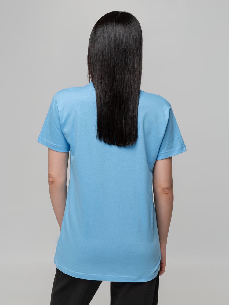 Футболка унисекс T-bolka 140, голубая — изображение 11