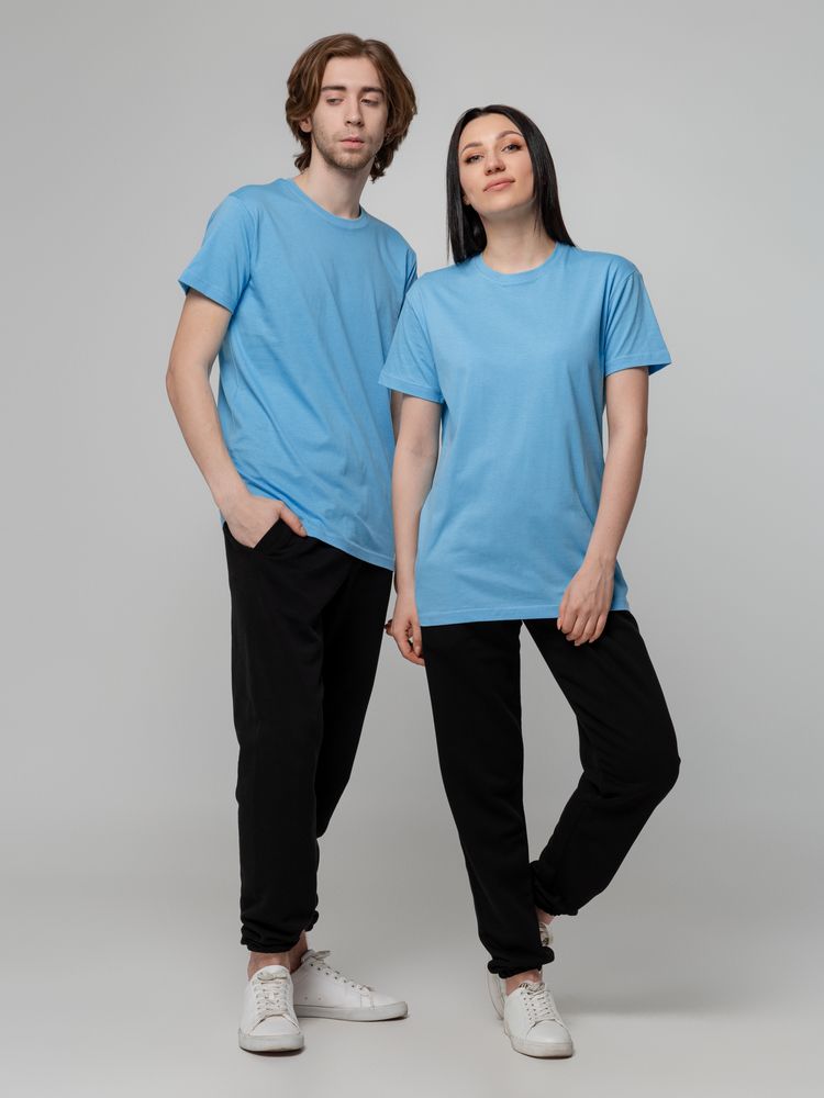 Футболка унисекс T-bolka 140, голубая — изображение 13