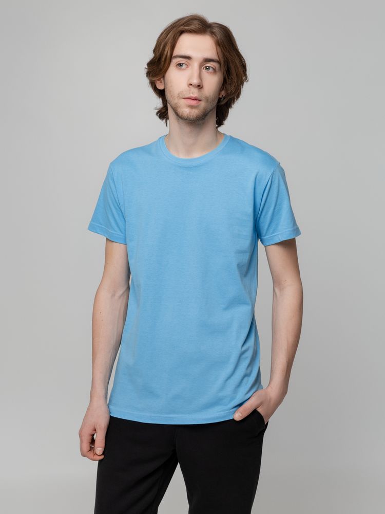 Футболка унисекс T-bolka 140, голубая — изображение 7