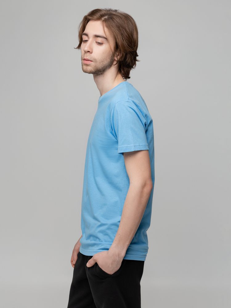 Футболка унисекс T-bolka 140, голубая — изображение 8