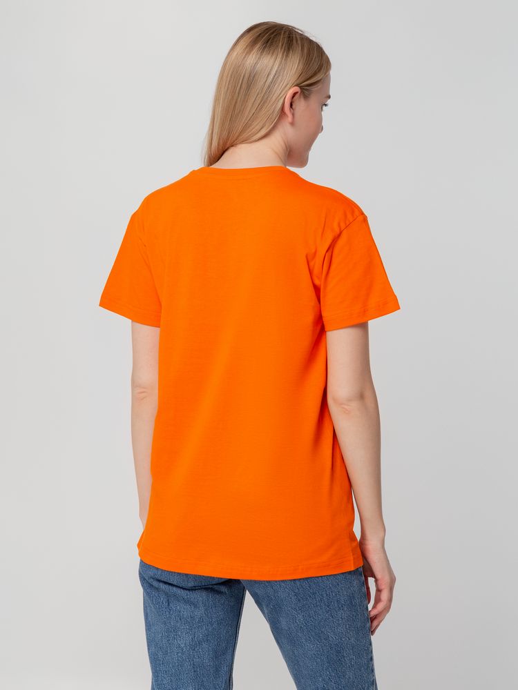 Футболка унисекс T-bolka 140, оранжевая — изображение 11