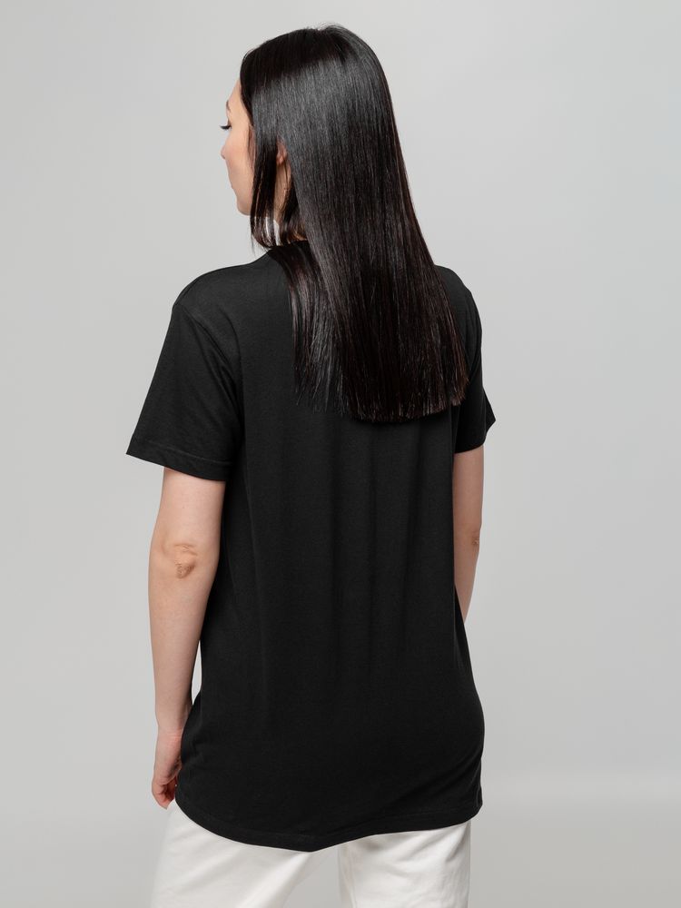 Футболка унисекс T-bolka 140, черная — изображение 8