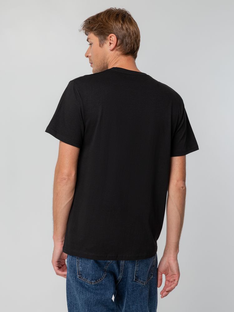 Футболка унисекс T-bolka 140, черная — изображение 12