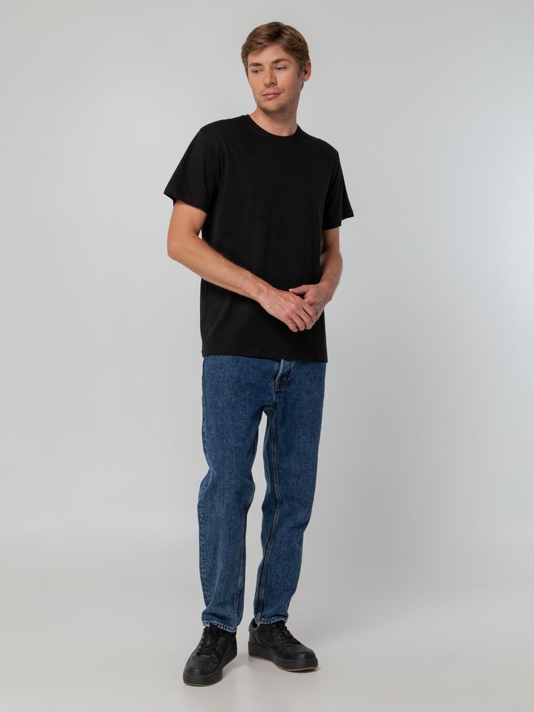 Футболка унисекс T-bolka 140, черная — изображение 14