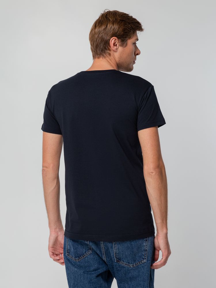 Футболка унисекс T-bolka 140, темно-синяя — изображение 8