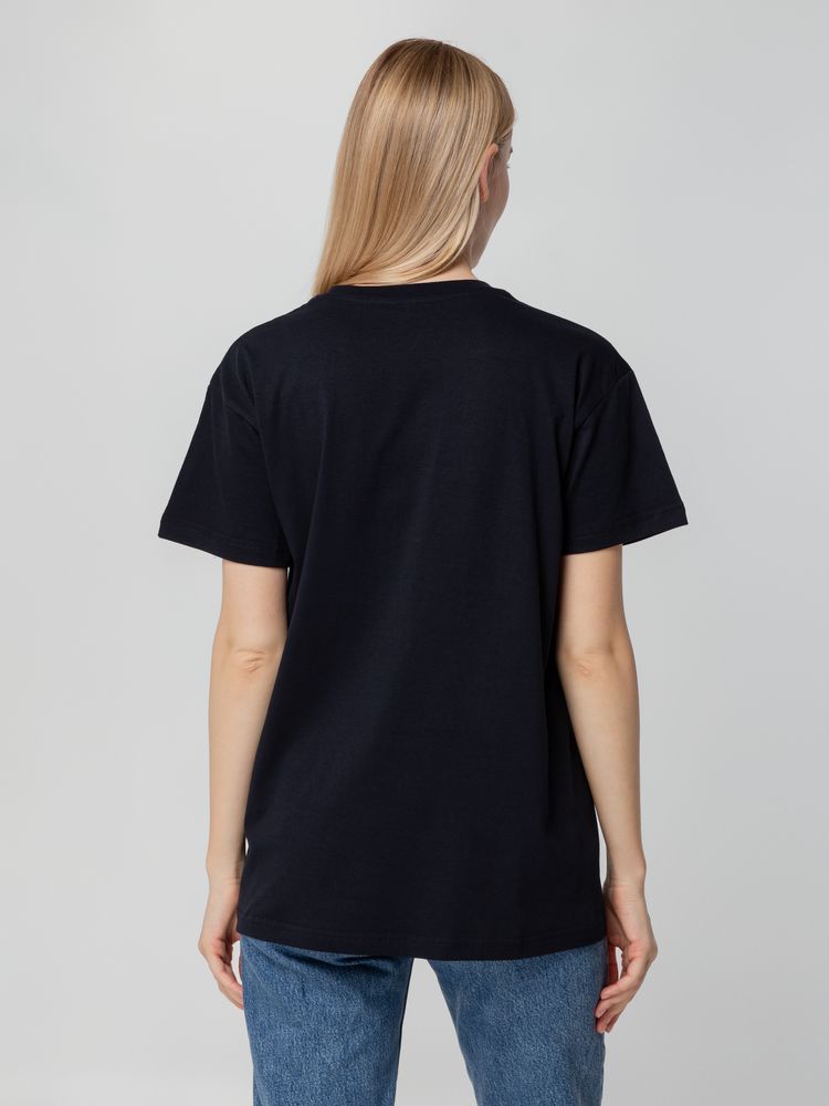 Футболка унисекс T-bolka 140, темно-синяя — изображение 11